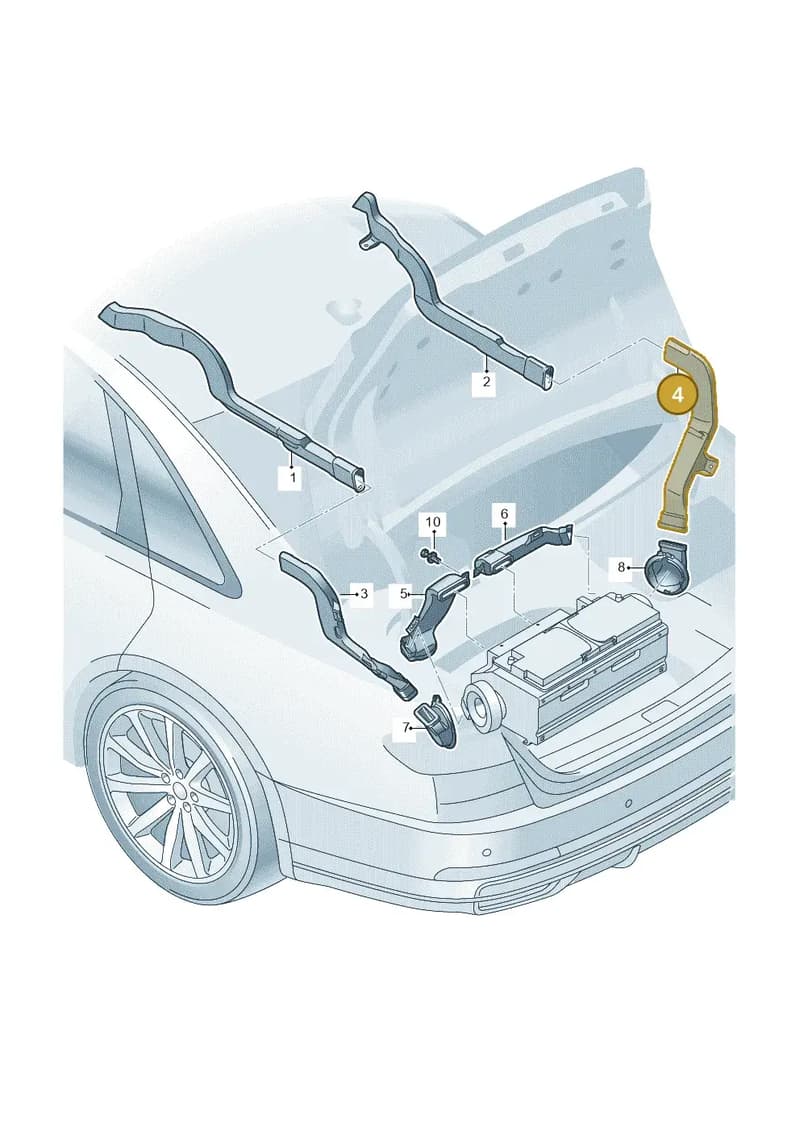 4N0864156 — Audi A8 (2017-2025) diagram 838863095, position 4