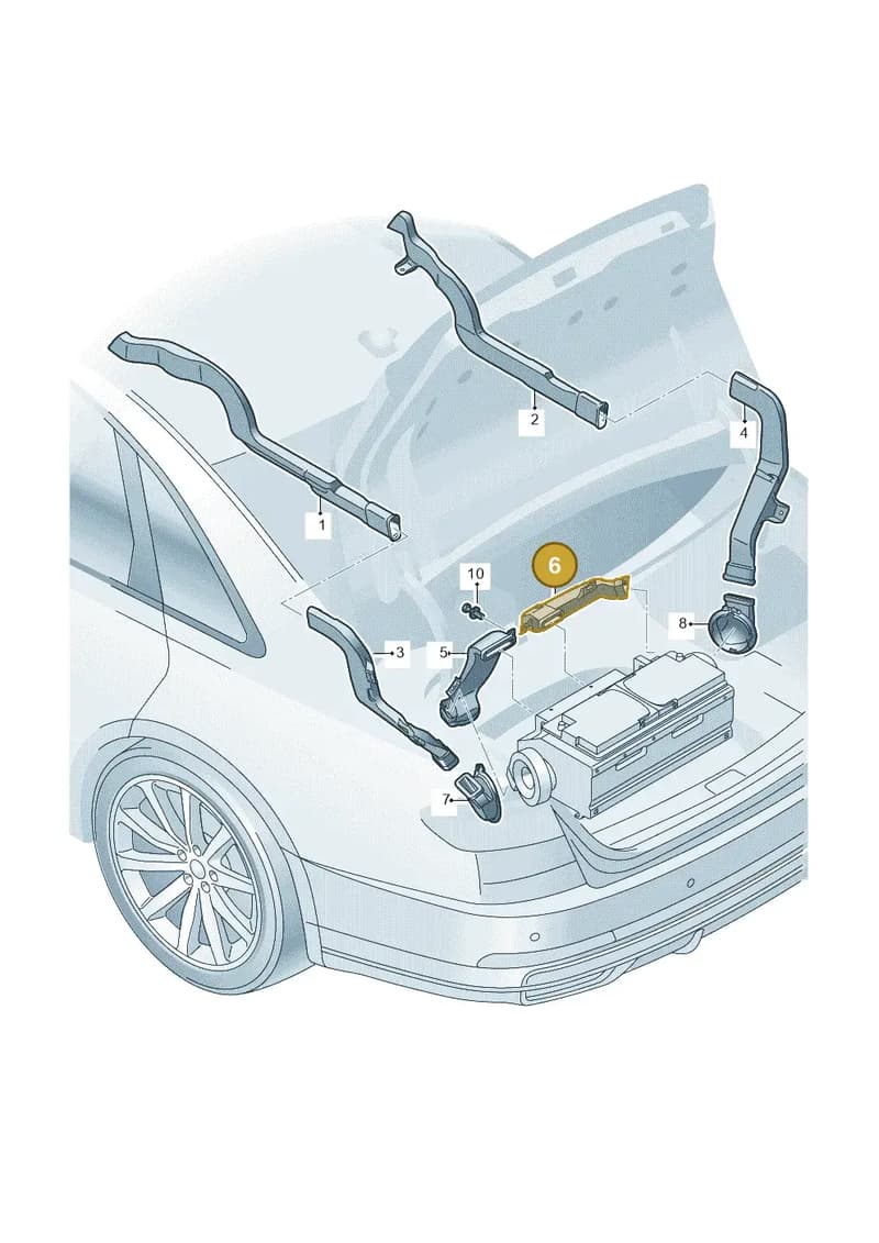 4N0864258 — Audi A8 (2017-2025) diagram 838863095, position 6