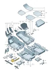 4N0864789A Audi Filler Piece