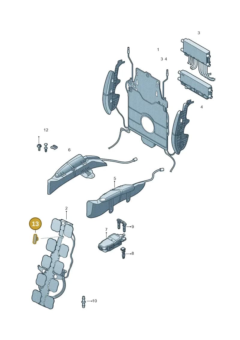 4N0885313 — Audi RS Q8 (2019-2025) diagram 859959240, position 13