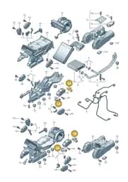 4N0898038 Audi Retaining Bracket