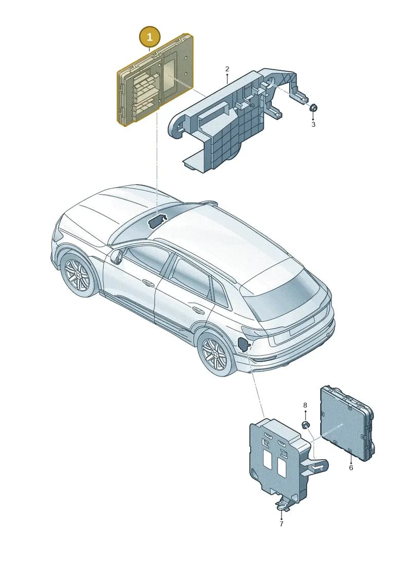 4N0907063FN — Audi Q8 e-tron (2018-2025) diagram 586907020, position 1