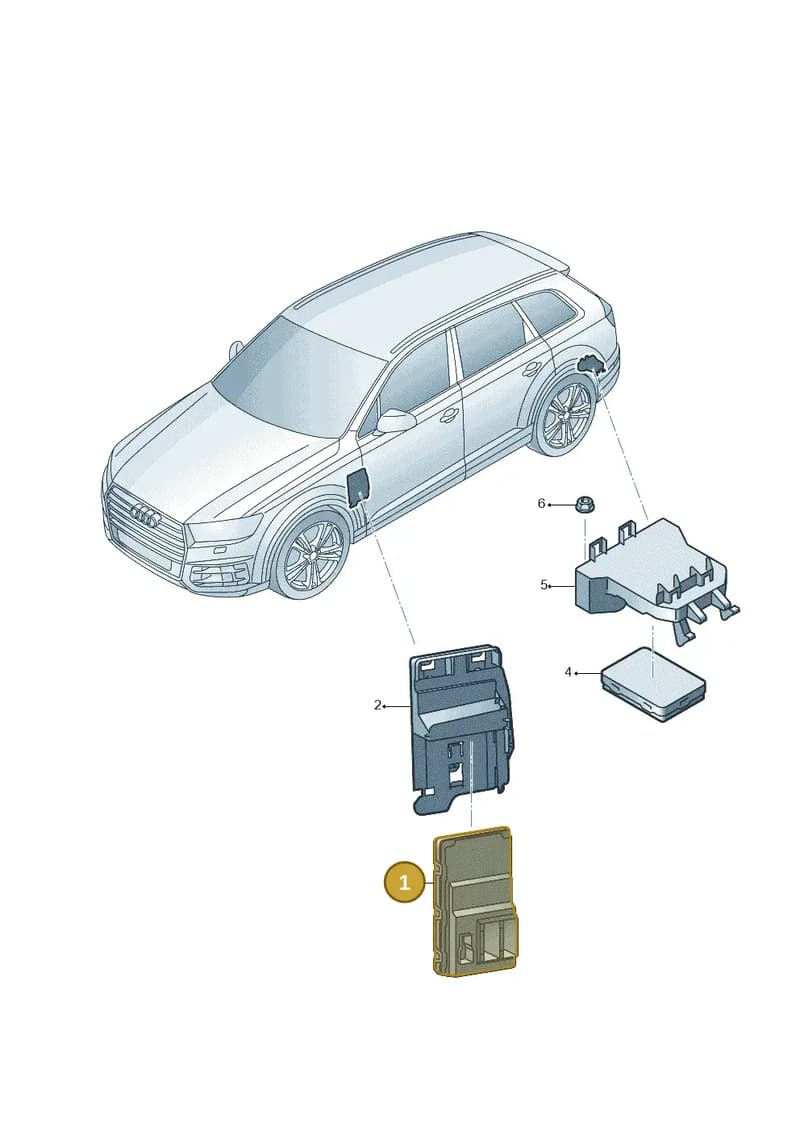 4N0907063FN — Audi Q7 (2015-2025) diagram 859907020, position 1