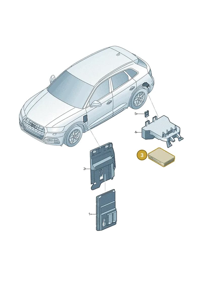 4N0907064HH — Audi Q5 (2016-2025) diagram 896907020, position 3