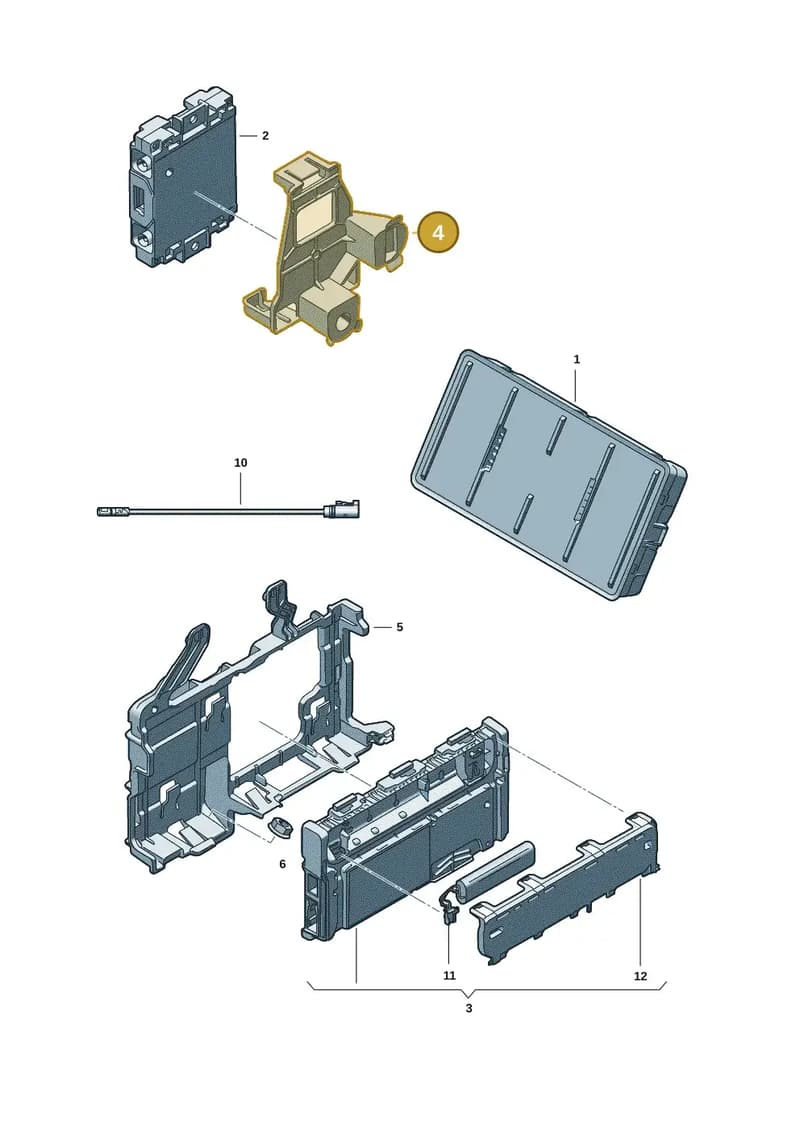 4N0907113A — Audi Q6 e-tron (2023-2025) diagram f5s035550, position 4
