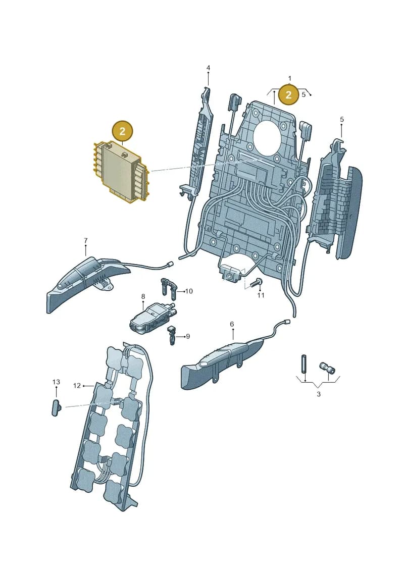 4N0907182 — Audi RS6 Avant (2019-2025) diagram 838959220, position 2