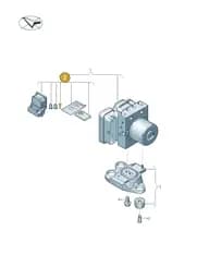 4N0907379AKREP Audi Control Unit for ABS (Repair Set -ABS REP)