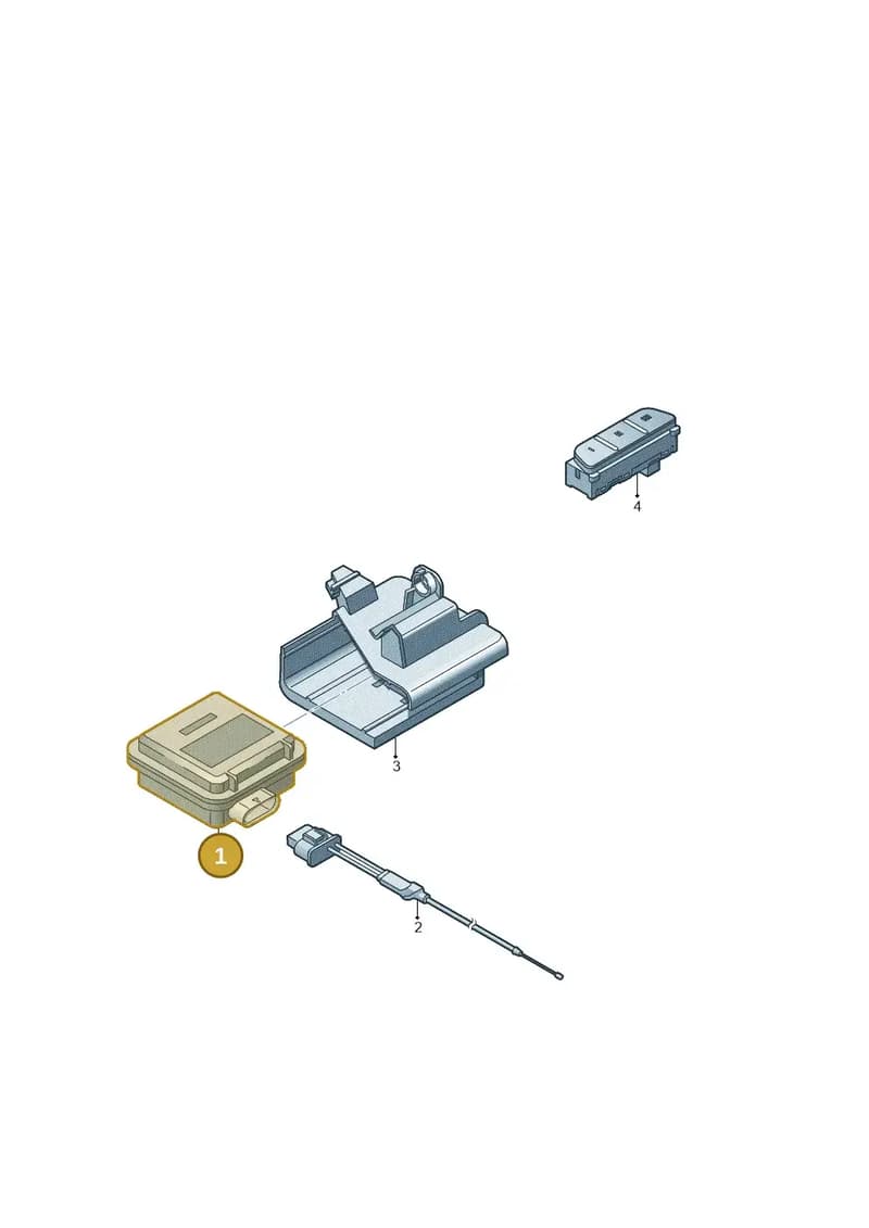 4N0907410D — Audi Q7 (2015-2025) diagram 859907100, position 1