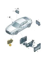 4N0907669AM Audi Control Unit for Object Detection