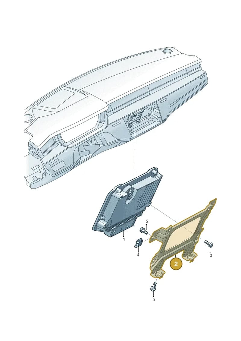 4N0907732 — Audi A8 (2017-2025) diagram 838907230, position 2