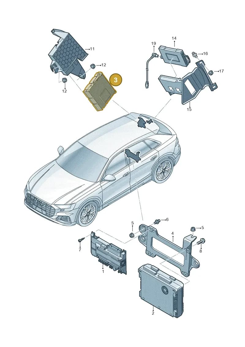4N0919191B — Audi Q8 (2018-2025) diagram 429035040, position 3