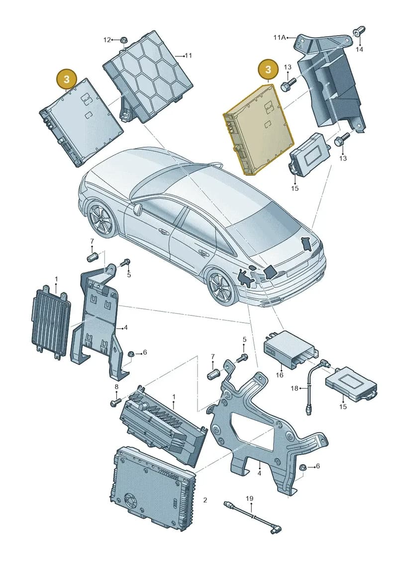 4N0919191C — Audi A6 (2018-2025) diagram 430035400, position 3