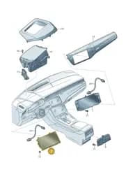 4N0919603J Audi Display Unit