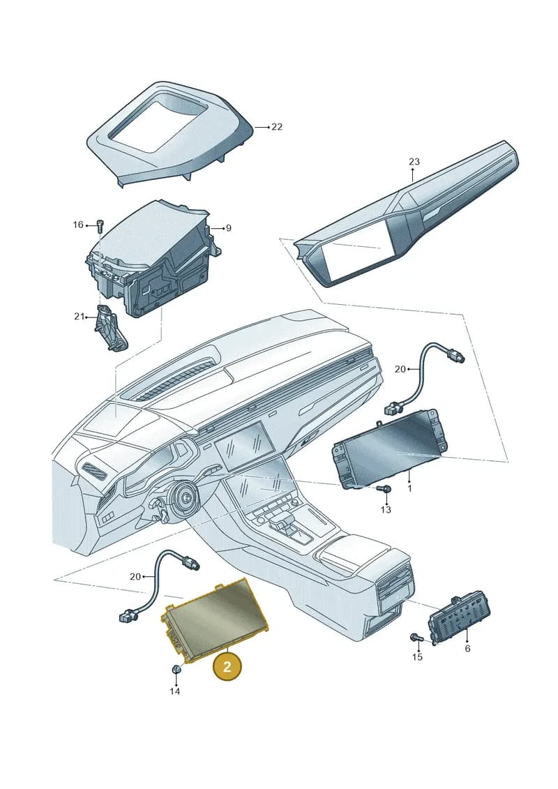 4N0919603L — Audi RS Q8 (2019-2025) diagram 429919000, position 2