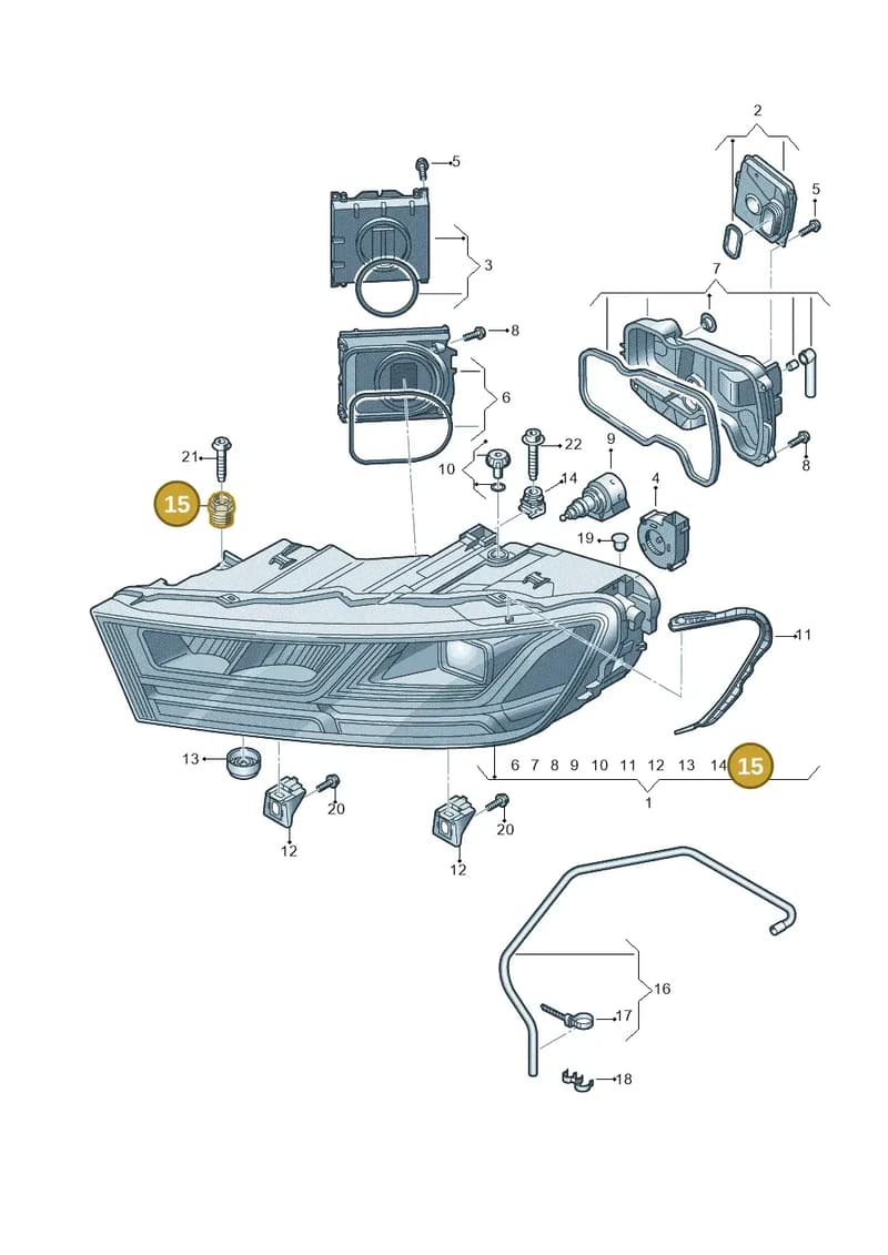 4N0927225C — Audi Q7 (2015-2025) diagram 859941050, position 15