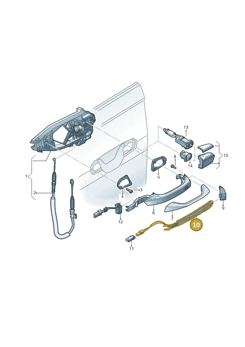 4N0927754 — Audi RS7 Sportback (2019-2025) diagram 435837000, position 10
