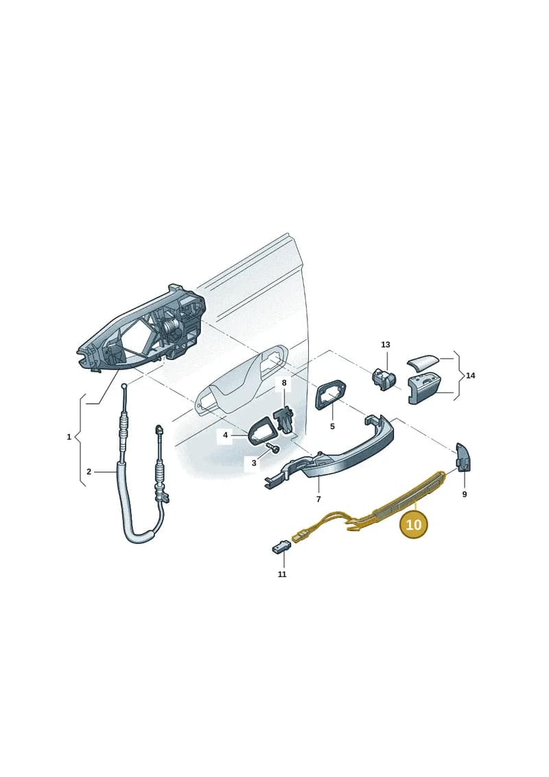 4N0927754 — Audi Q6 (2022-) diagram 4cg839000, position 10