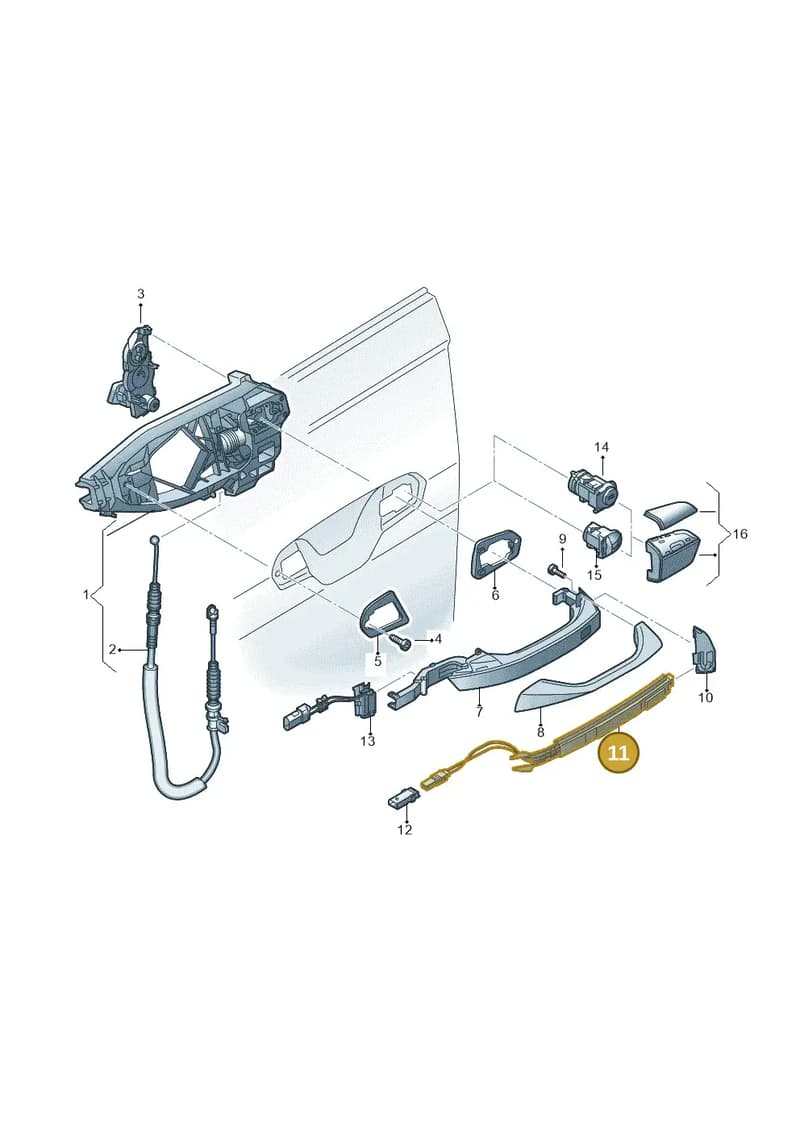 4N0927754 — Audi RS e-tron GT (2020-2025) diagram 838837000, position 11