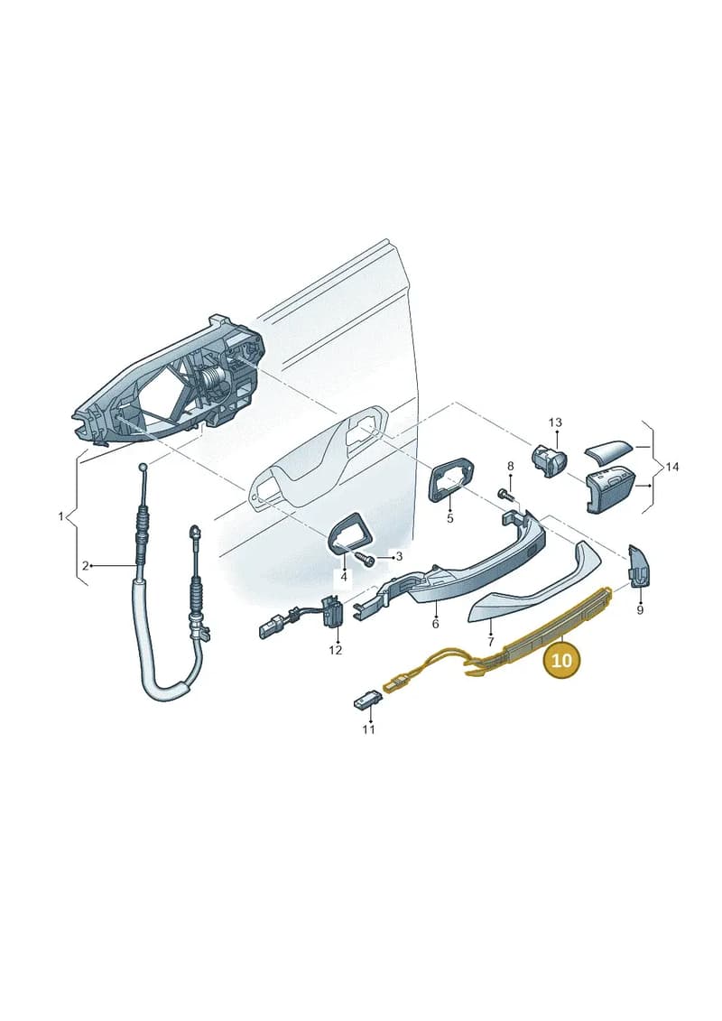 4N0927754 — Audi RS e-tron GT (2020-2025) diagram 838839000, position 10