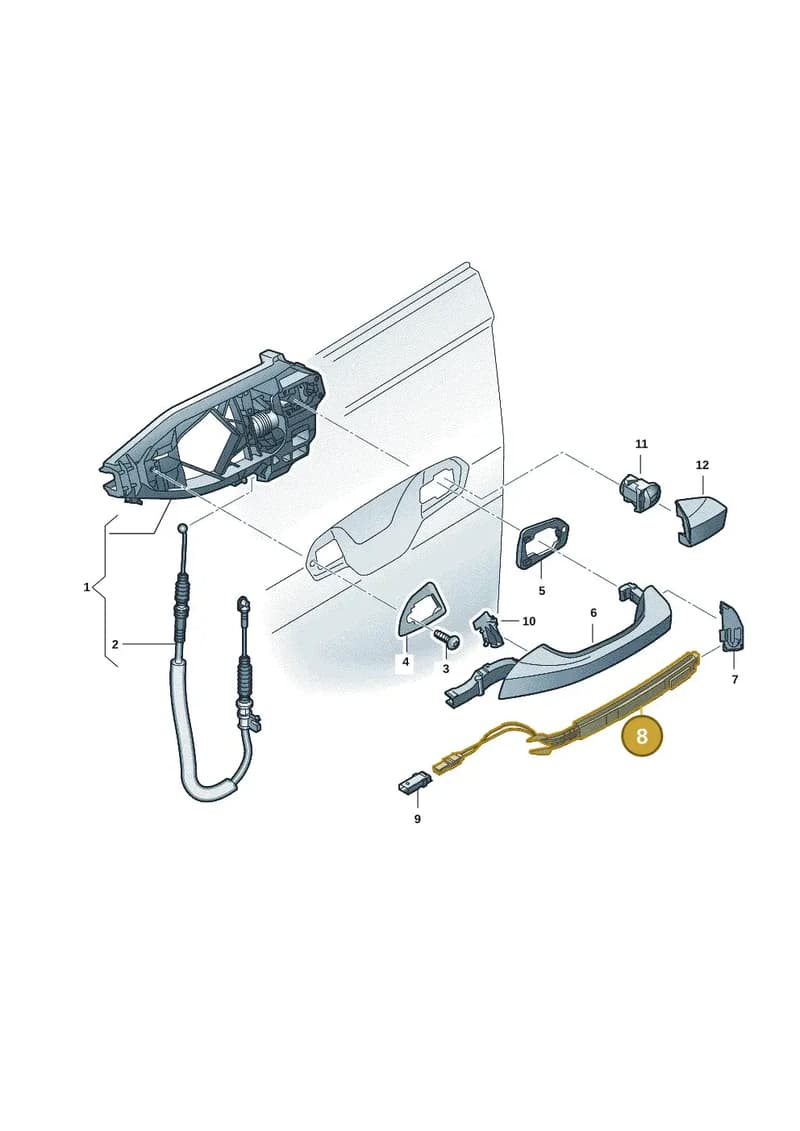 4N0927754 — Audi Q6 e-tron (2023-2025) diagram f5s839000, position 8