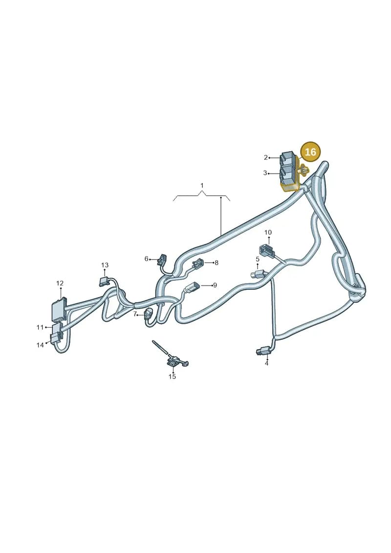 4N0937403 — Audi A8 (2017-2025) diagram 838972970, position 16