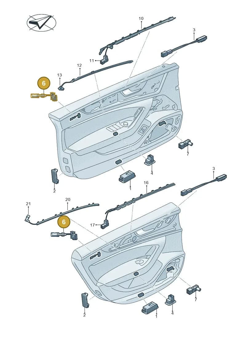 4N0947133 — Audi RS7 Sportback (2019-2025) diagram 435947140, position 6