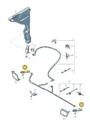 4N0955101D Audi Lift Cylinder