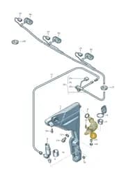 4N0955463 Audi Fuel Filler Neck