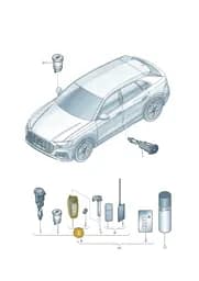 4N0959754ANROH Audi Sender Unit (Blank ROH)