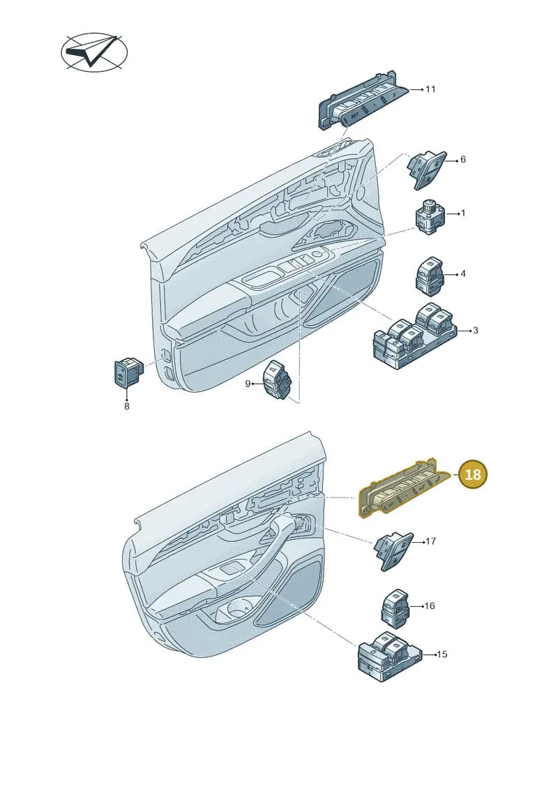 4N0959770CV58 — Audi A8 (2017-2025) diagram 838959000, position 18