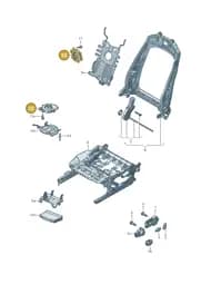 4N0963575B Audi Ventliation Motor