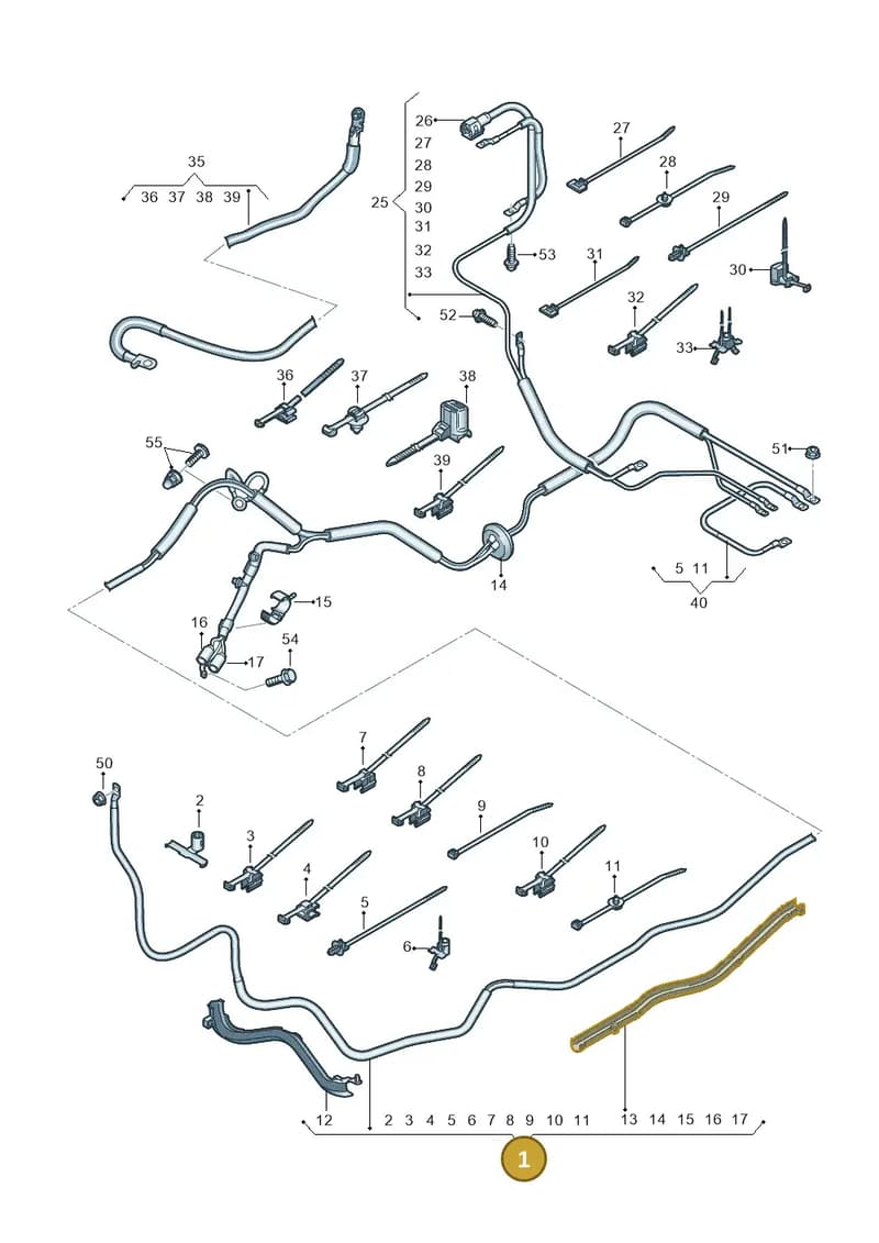 4N0971227BC — Audi A8 (2017-2025) diagram 838972020, position 1
