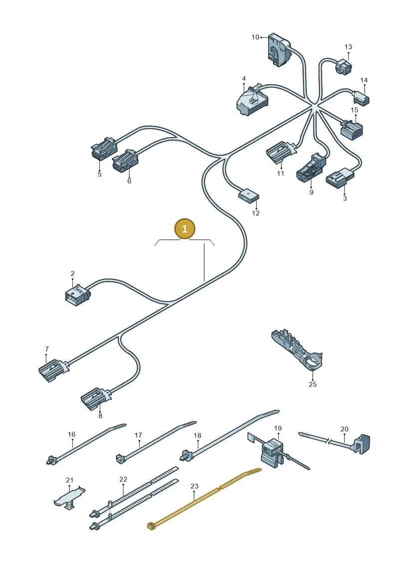4N0971392BF — Audi A8 (2017-2025) diagram 838882025, position 1