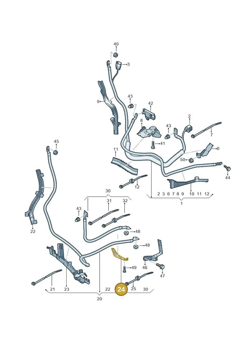 4N0971502AE — Audi A8 (2017-2025) diagram 838972050, position 24