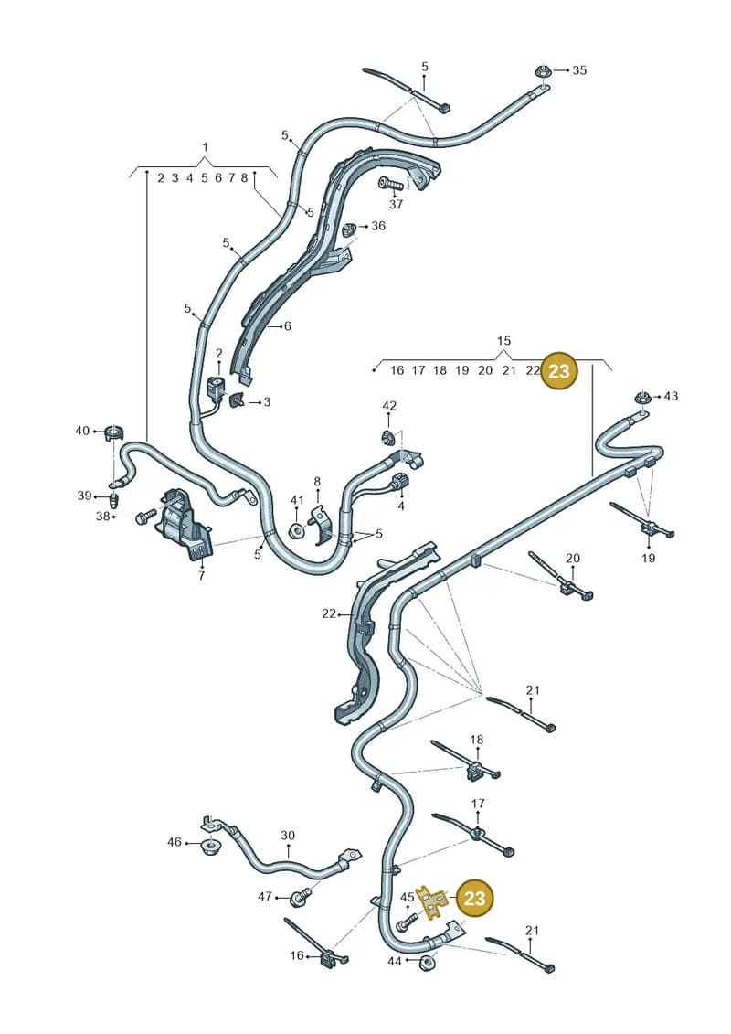 4N0971502AE — Audi RS Q8 (2019-2025) diagram 595972070, position 23