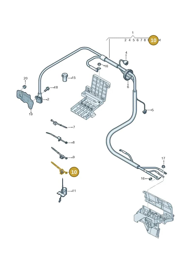 4N0971502H — Audi Q8 (2018-2025) diagram 429972000, position 10