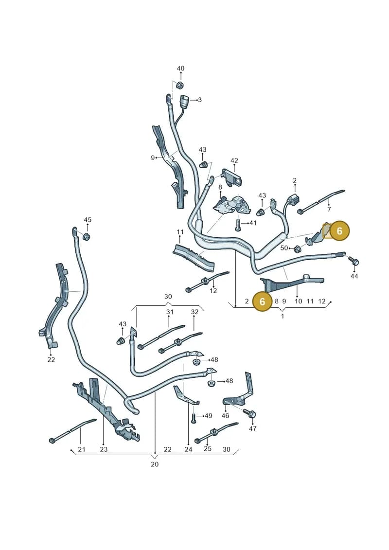 4N0971502H — Audi A8 (2017-2025) diagram 838972050, position 6