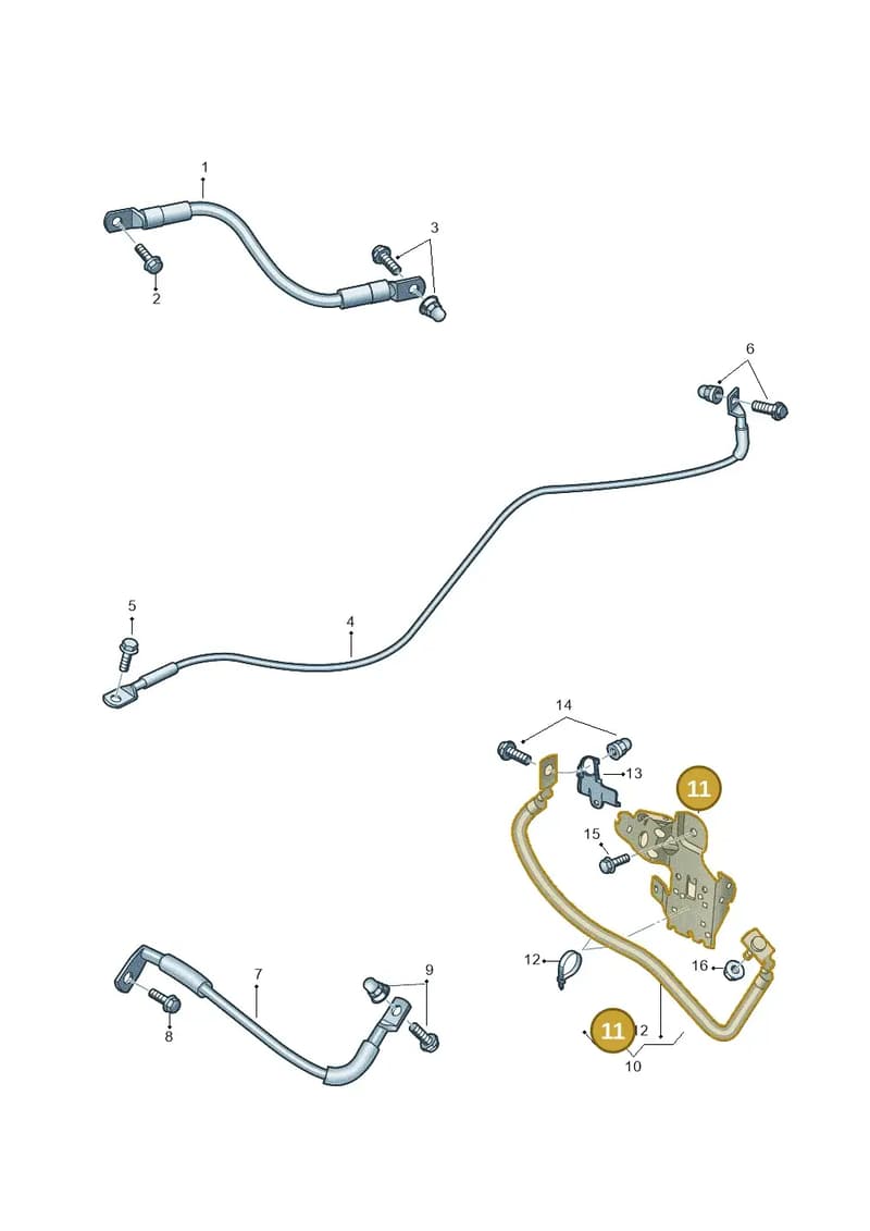 4N0971502K — Audi A8 (2017-2025) diagram 838971097, position 11