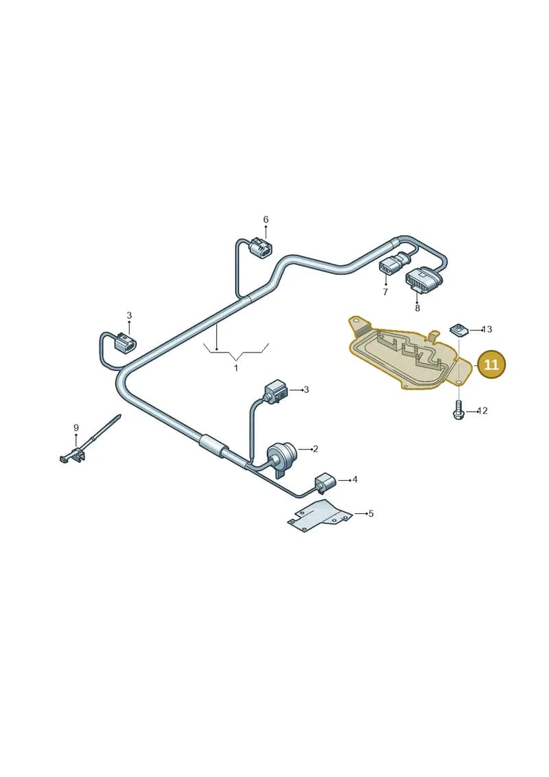 4N0971804G — Audi A8 (2017-2025) diagram 838971600, position 11
