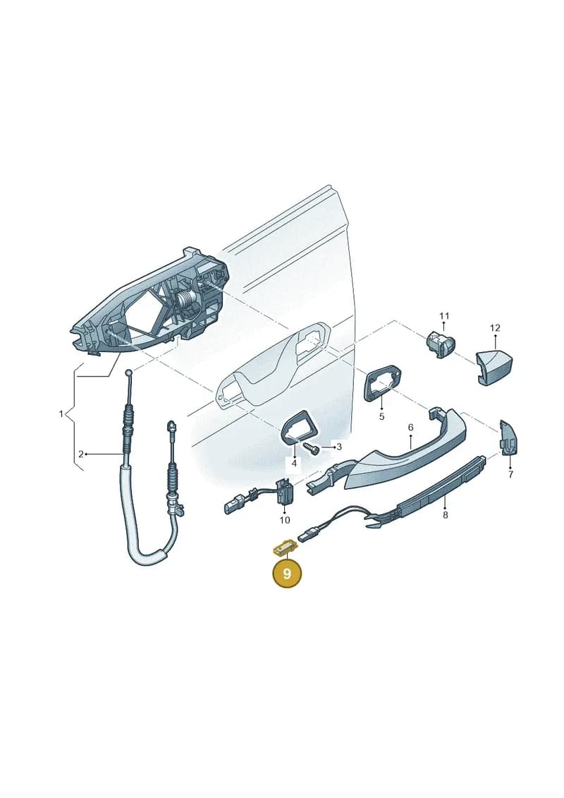 4N0972151 — Audi RS6 Avant (2019-2025) diagram 429839000, position 9