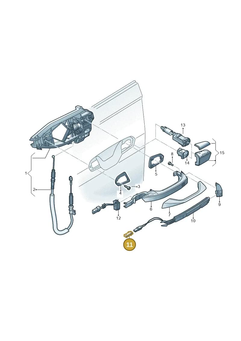 4N0972151 — Audi RS7 Sportback (2019-2025) diagram 435837000, position 11