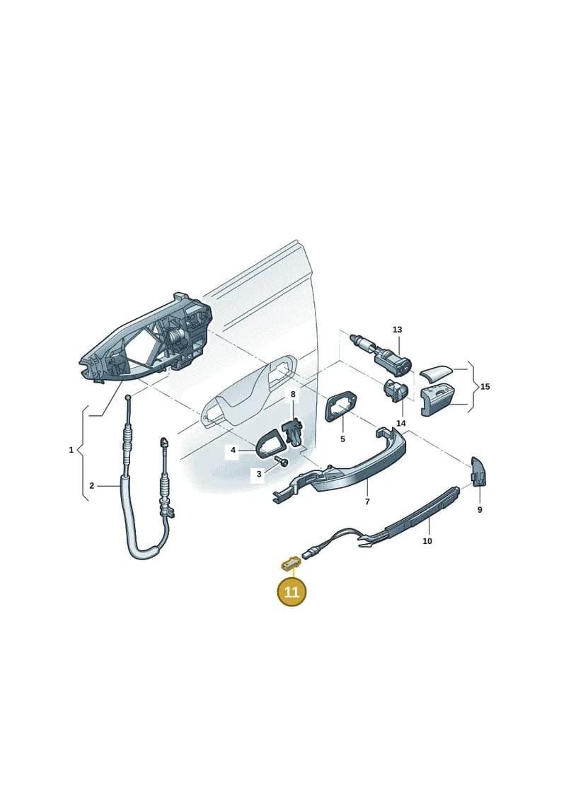 4N0972151 — Audi Q6 (2022-) diagram 4cg837000, position 11