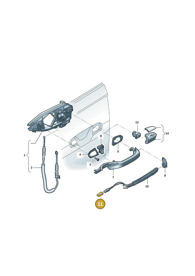 4N0972151 — Audi Q6 (2022-) diagram 4cg839000, position 11