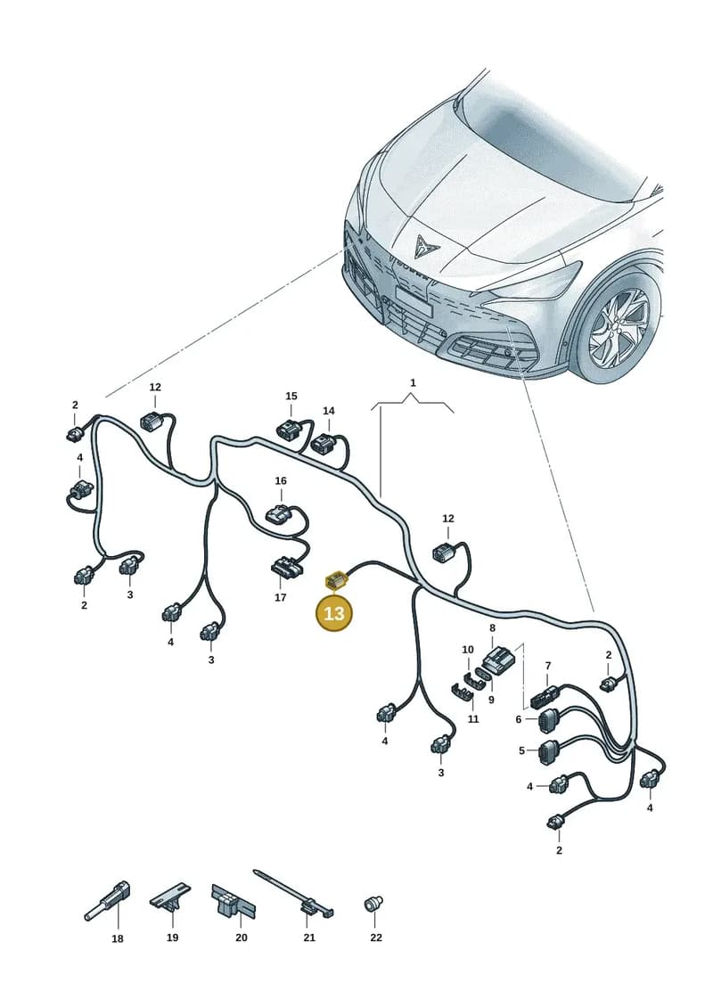 4N0973323B — SEAT CUPRA Tavascan (2023-) diagram 20h971000, position 13