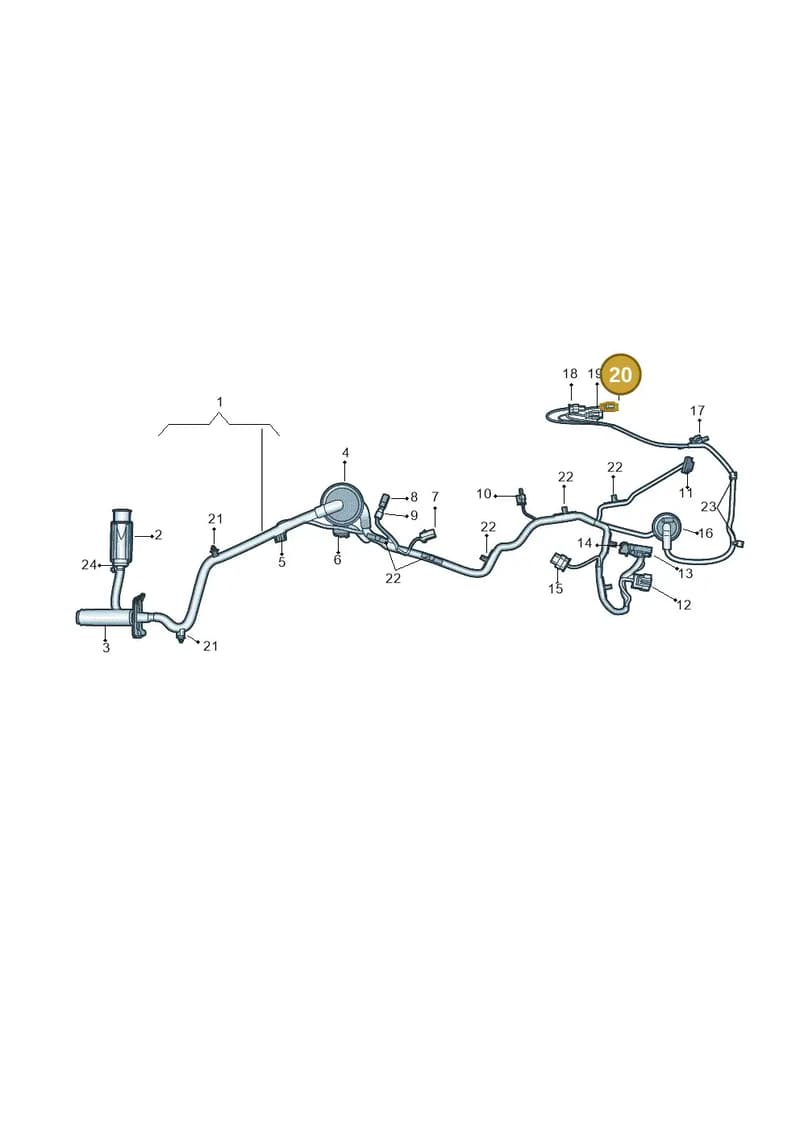 4N0973714A — Audi A8 (2017-2025) diagram 838972330, position 20