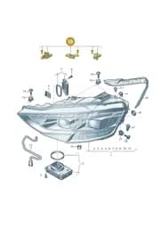 4N0998121B Audi Repair Kit for Headlamp Housing