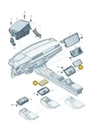 4N1035189C Audi Controls