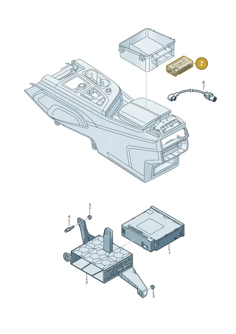 4N1035954A — Audi Q7 (2015-2025) diagram 859035038, position 7