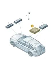 4N1035954A Audi Double USB Charging Port
