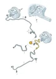 4N1611931E Audi Hose